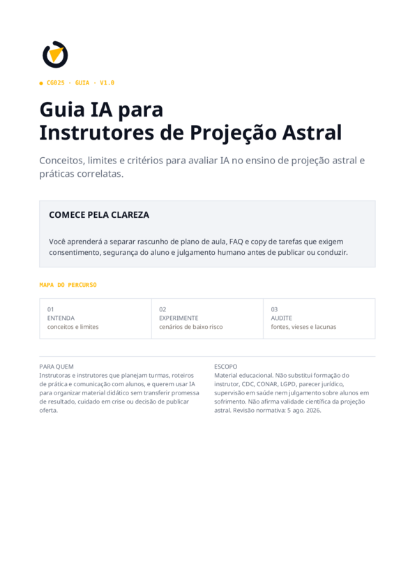 Prévia: Classifique o risco antes de abrir a ferramenta