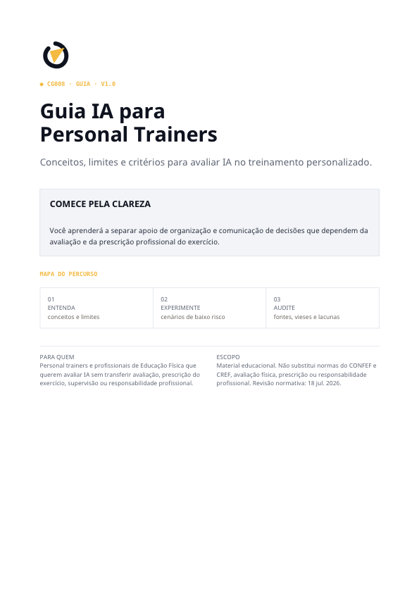 Capa do Guia IA para Personal Trainers
